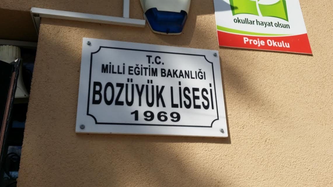 Eski Bozüyük Lisesi Tabelası