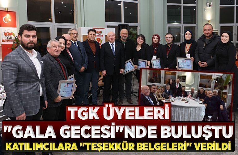 KATILIMCILARA ''TEŞEKKÜR BELGELERİ'' VERİLDİ