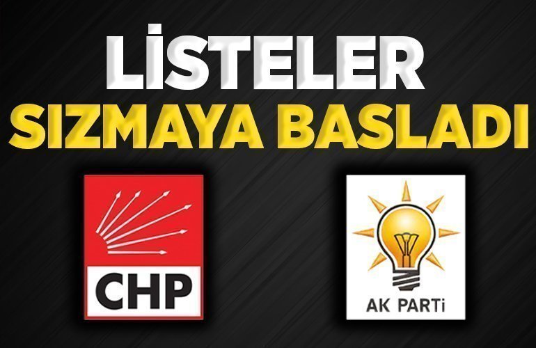 LİSTELER SİZMAYA BASLADİ