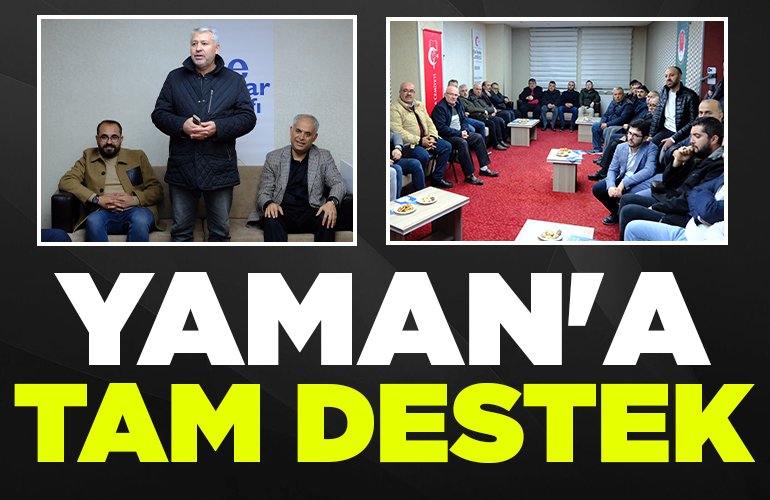 YAMAN'A TAM DESTEK