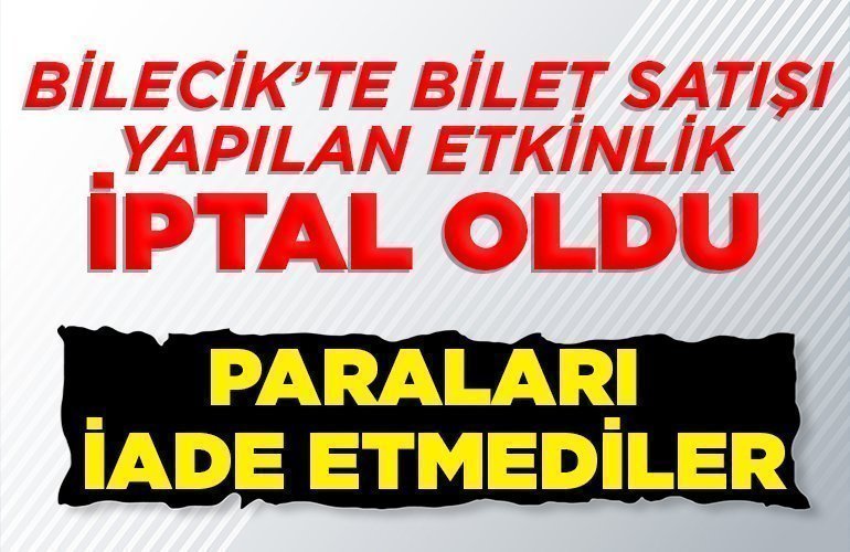 paraları iade etmediler