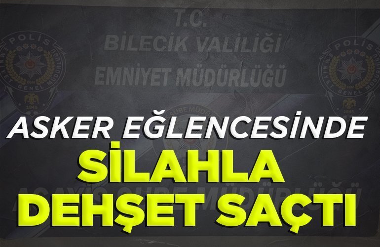 Asker eğlencesinde havaya ateş açan şüpheli yakalandı
