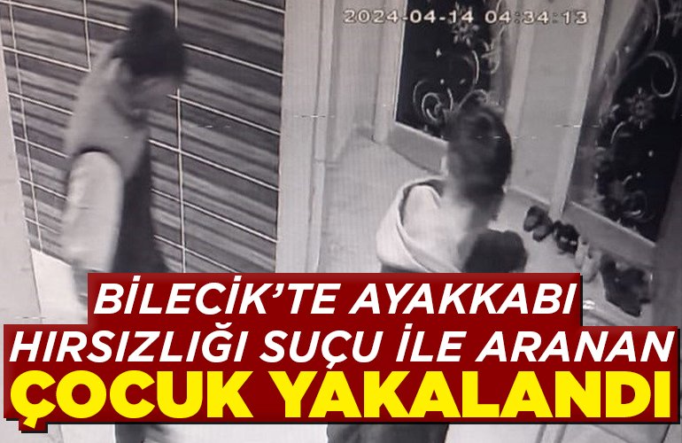 Ayakkabı hırsızlığı suçu ile aranan çocuk yakalandı