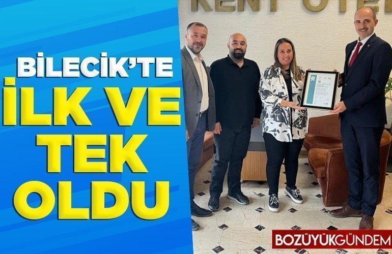 Bilecik’te ilk ve tek oldu