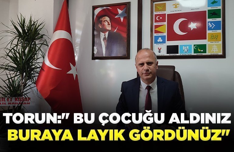 TORUN BU ÇOCUĞU ALDINIZ BURAYA LAYIK