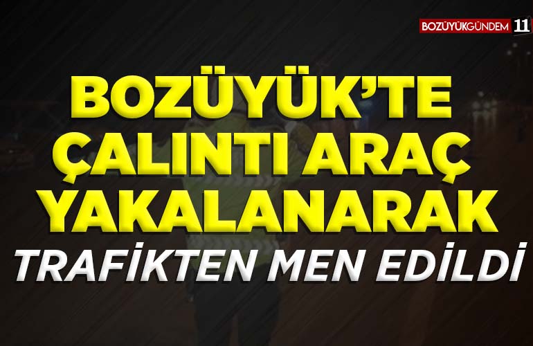 TRAFİKTEN MEN EDİLDİ
