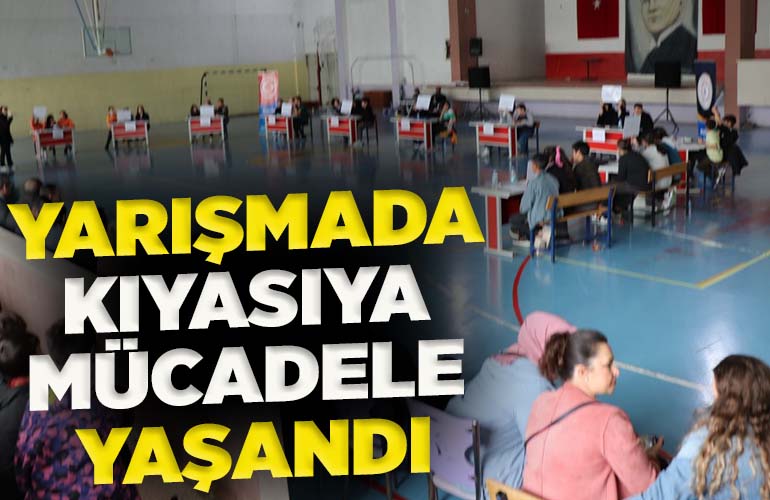 YARIŞMADA KIYASIYA MÜCADELE YAŞANDI