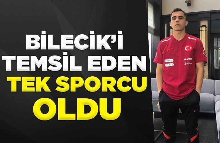 Bilecik’i temsil eden tek sporcu oldu