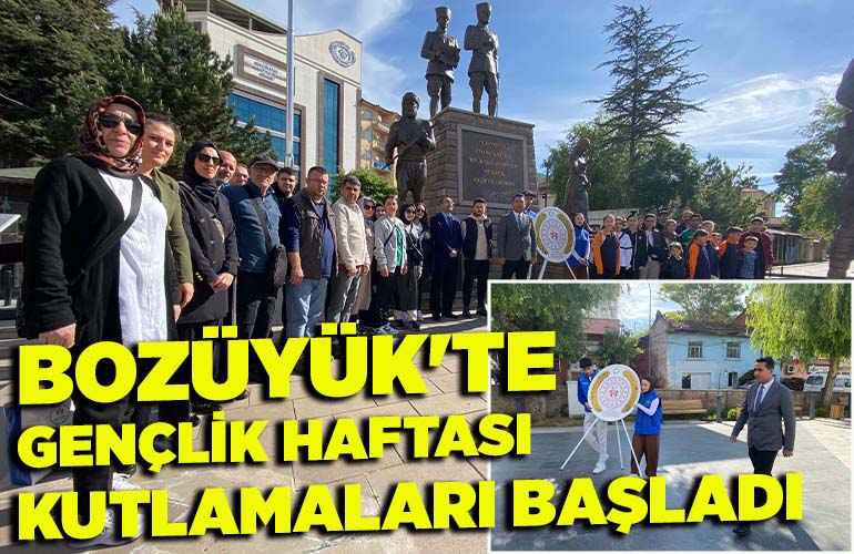 Bozüyük'te Gençlik Haftası kutlamaları başladı