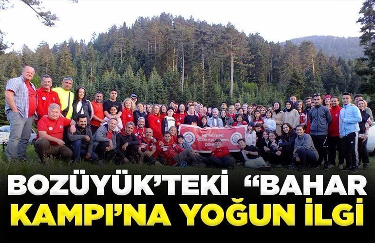 Bozüyük’teki ’Bahar Kampı’na yoğun ilgi