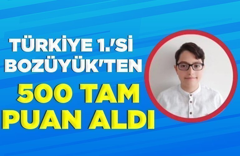 TÜRKİYE 1.'Sİ BOZÜYÜK'TEN