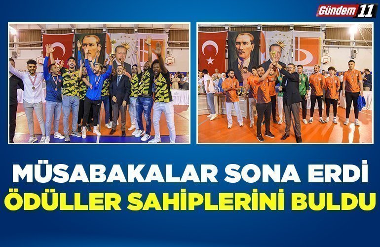 Müsabakalar sona erdi, ödüller sahiplerini buldu