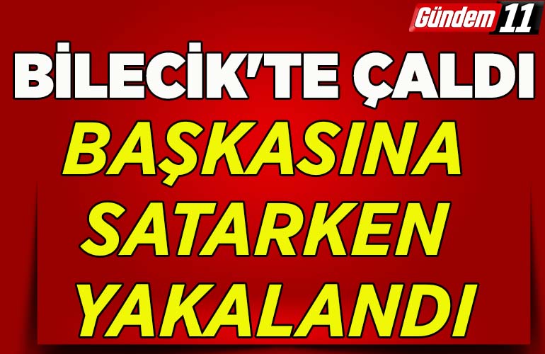 Başkasına satarken yakalandı