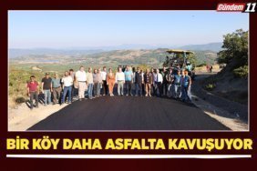 Bir köy daha asfalta kavuşuyor