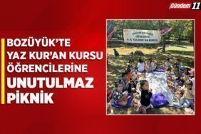 Bozüyük’te Yaz Kur’an Kursu Öğrencilerine Unutulmaz Piknik