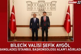 Bilecik Valisi Aygöl, Bangladeş İstanbul Başkonsolosu Alam'ı ağırladı