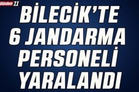 6 jandarma personeli yaralandı