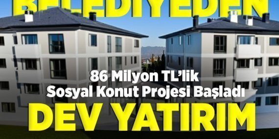 Belediyeden dev yatırım