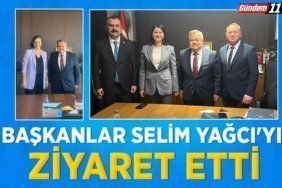 Başkanlar Selim Yağcı'yı ziyaret etti