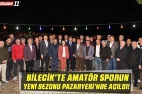 Bilecik’te Amatör Sporun Yeni Sezonu Pazaryeri’nde Açıldı