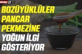 Bozüyüklüler pancar pekmezine yoğun ilgi gösteriyor