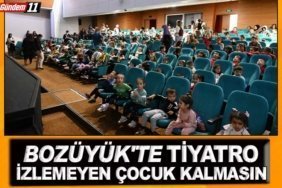 Bozüyük'te Tiyatro İzlemeyen Çocuk Kalmasın