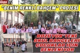 Bozüyük'teki Okul Bahçeleri Çocuklar İçin Şenleniyor