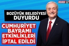 CUMHURİYET BAYRAMI ETKİNLİKLERİ İPTAL