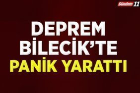 Deprem Bilecik’te panik yarattı
