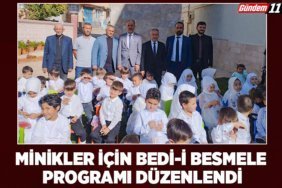 Minikler için Bedi-i Besmele programı düzenlendi