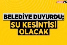 SU KESİNTİSİ OLACAK