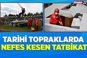 Tarihi topraklarda nefes kesen tatbikat