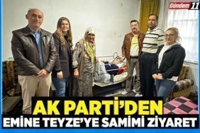 ak partiden emine teyzeye ziyaret