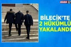 Bilecik'te 2 hükümlü yakalandı