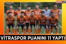 VİTRASPOR PUANINI 11 YAPTI