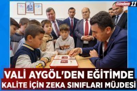 Vali Aygöl'den Eğitimde Kalite İçin Zeka Sınıfları Müjdesi