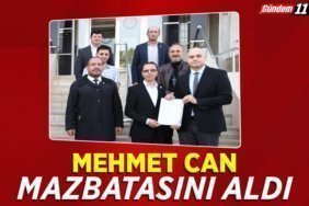 mazbatasını aldı
