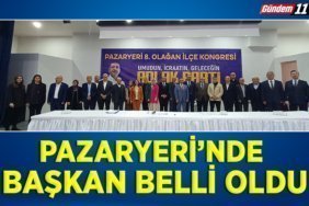 pazaryerinde başkan belli oldu