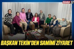 Başkan Tekin’den Samimi Ziyaret