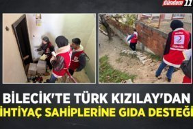 Bilecik'te Türk Kızılay'dan ihtiyaç sahiplerine gıda desteği