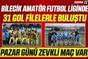 PAZAR GÜNÜ ZEVKLİ MAÇ VAR