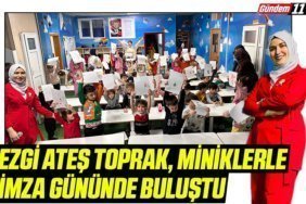 Ezgi Ateş Toprak, Miniklerle İmza Gününde Buluştu