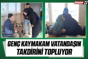 Genç Kaymakam Vatandaşın Takdirini Topluyor