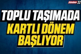 Toplu Taşımada Kartlı Dönem Başlıyor