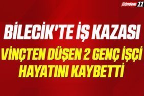 Vinçten düşen 2 genç işçi hayatını kaybetti