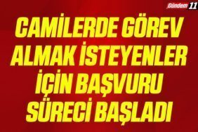 camilerde görev almak isteyenler