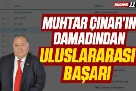 Muhtar Çınar'ın damadından uluslararası başarı
