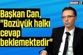 Başkan Can Bozüyük halkı cevap beklemektedir