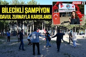 davul zurnayla karşılandı