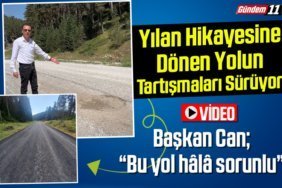 Başkan Can Bu yol hâlâ sorunlu